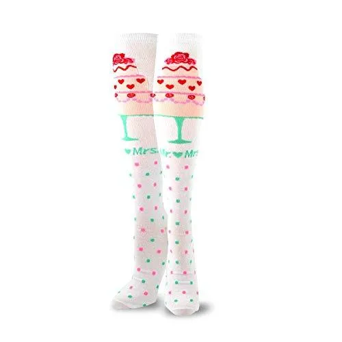 TeeHee Socks Women's Bridal Cotton Knee High 3-Pack (12011)