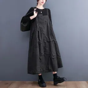 Temperament Loose Overall Dress