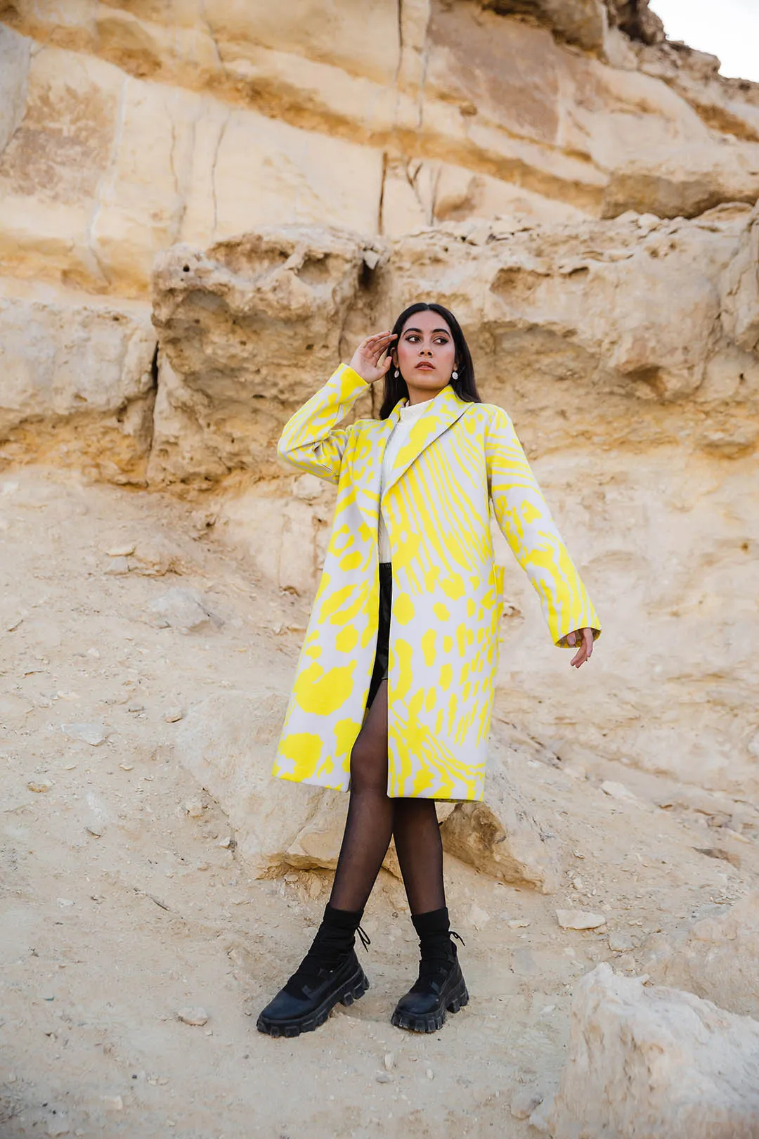 The Neon Wool Coat