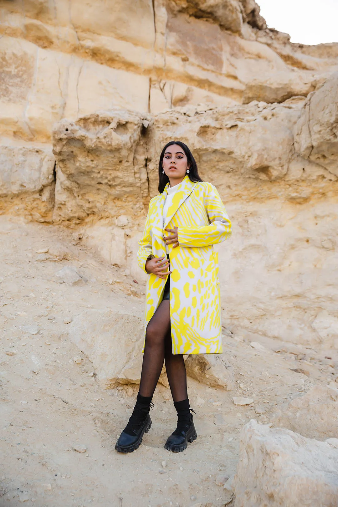 The Neon Wool Coat