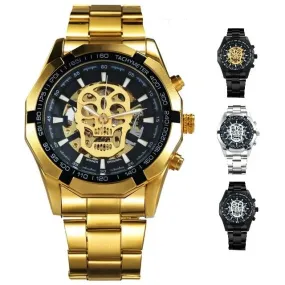 TWN™ Men's Skull Skeleton Stainless Steel Watch