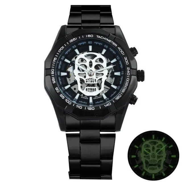 TWN™ Men's Skull Skeleton Stainless Steel Watch