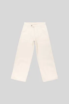 UNISEX PAINTER PANTS - ECRU