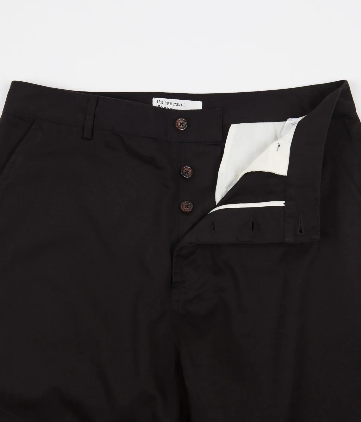 Universal Works Military Chinos - Black