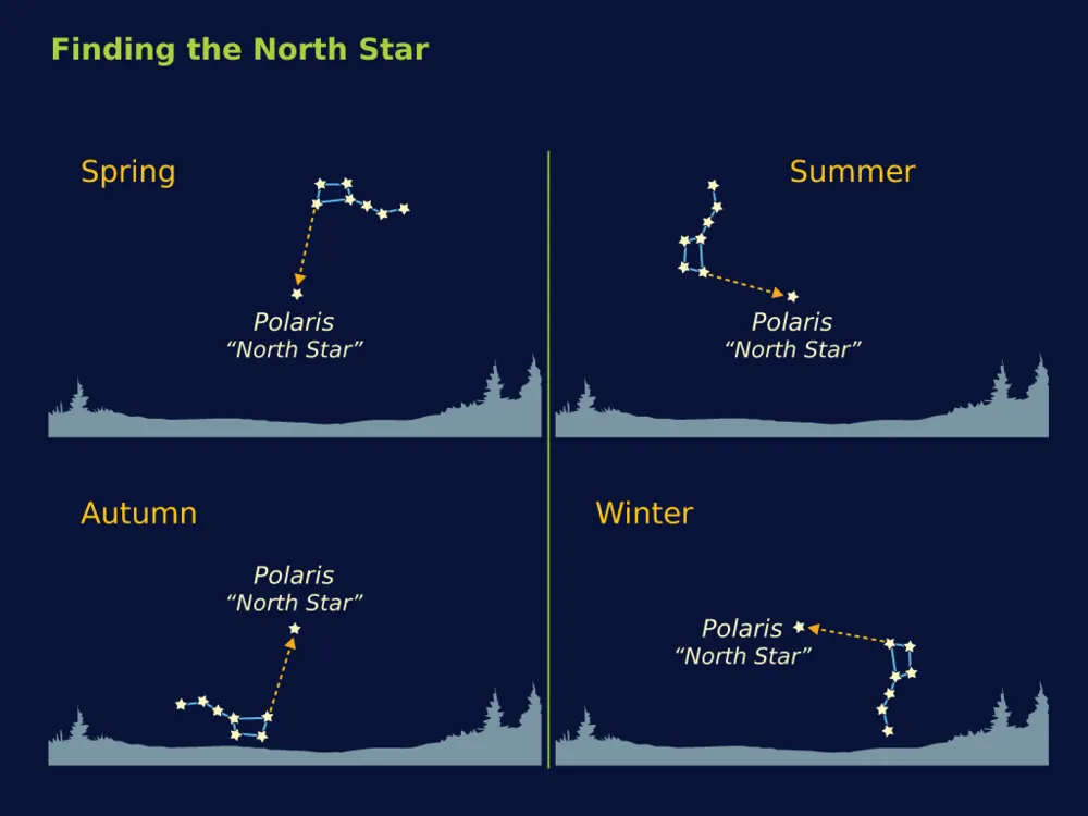 Ursa Major: the Great Bear & seasonal views; by Astro-knot