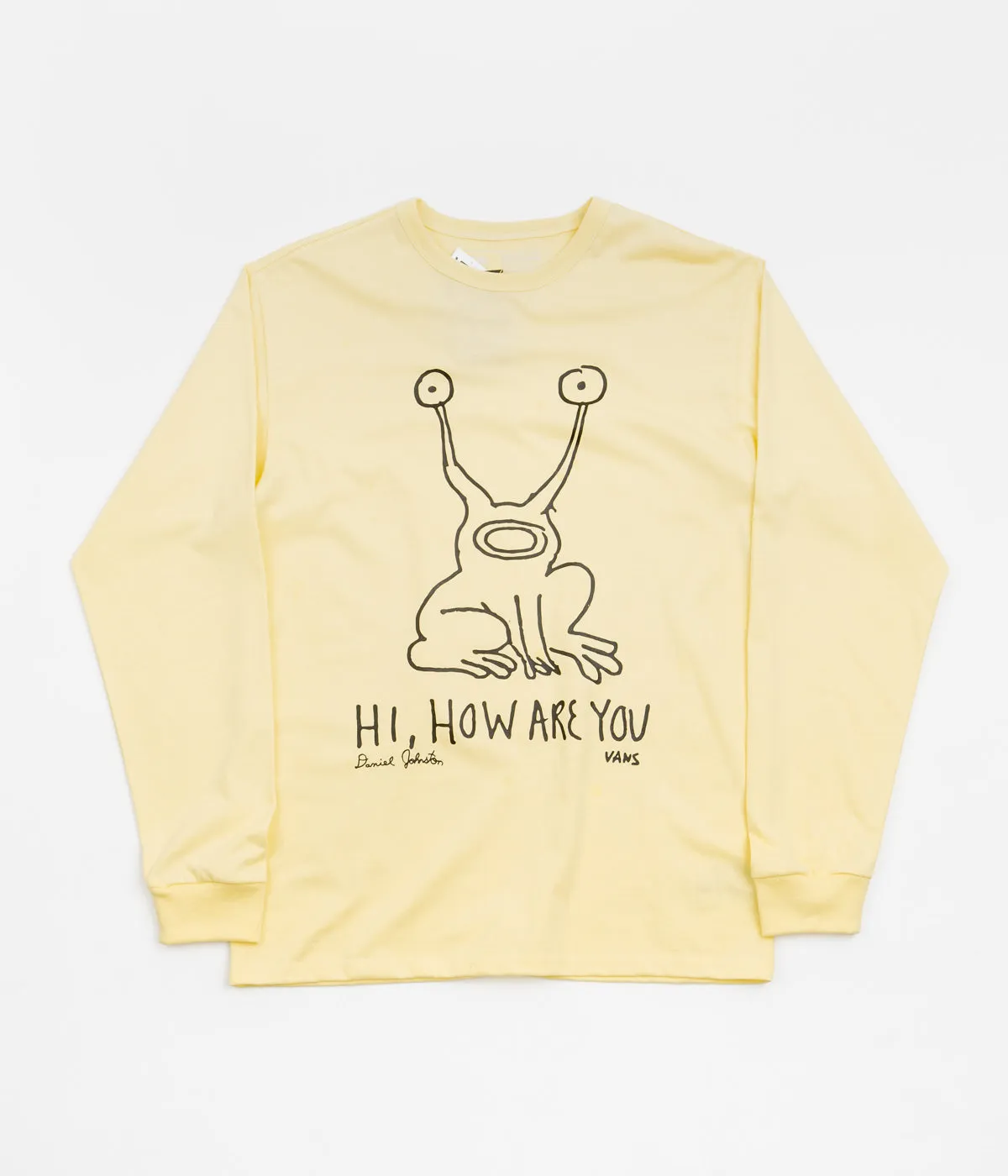 Vans x Daniel Johnston Long Sleeve T-Shirt - Pale Banana