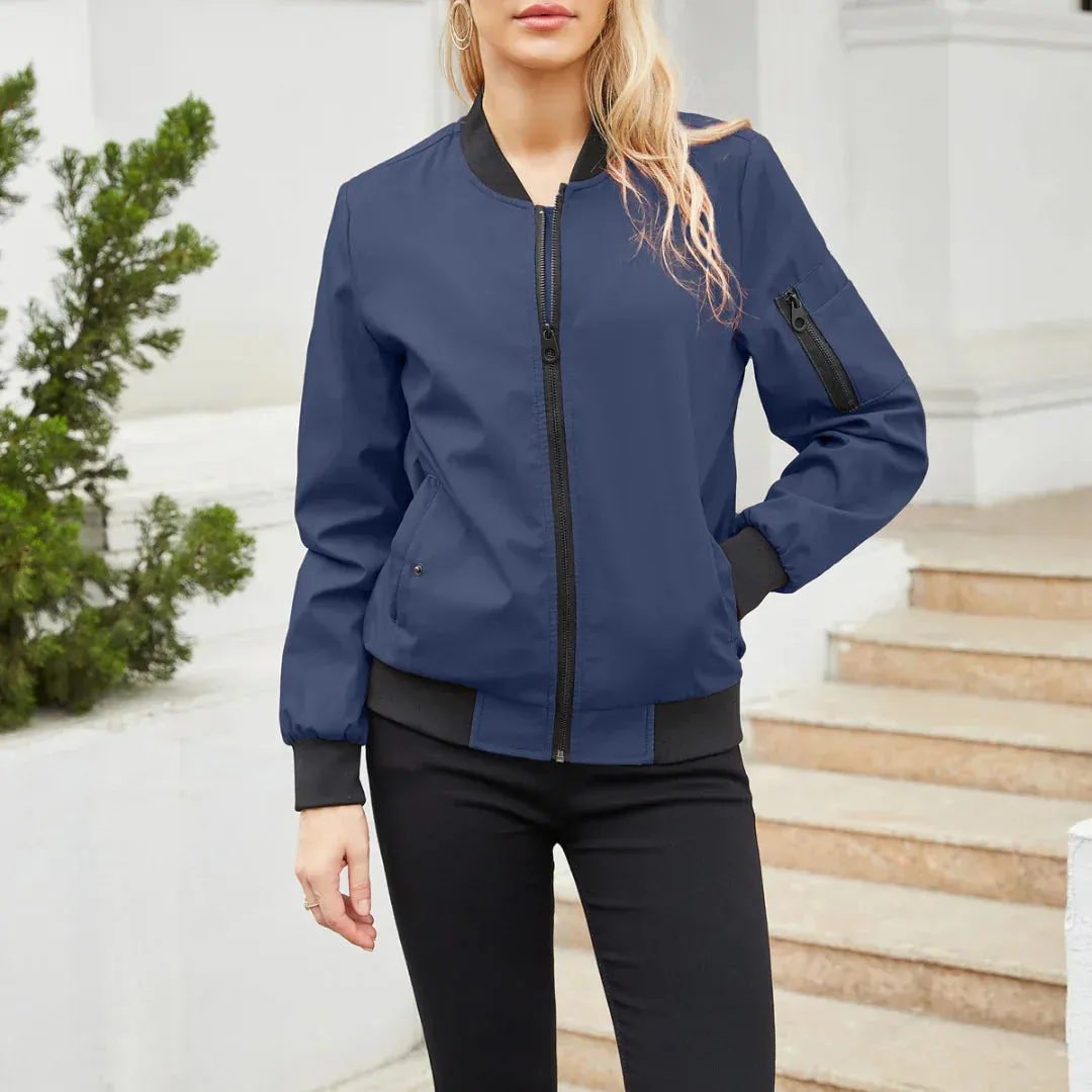 Varcity jacket | casual bomber jacket for women