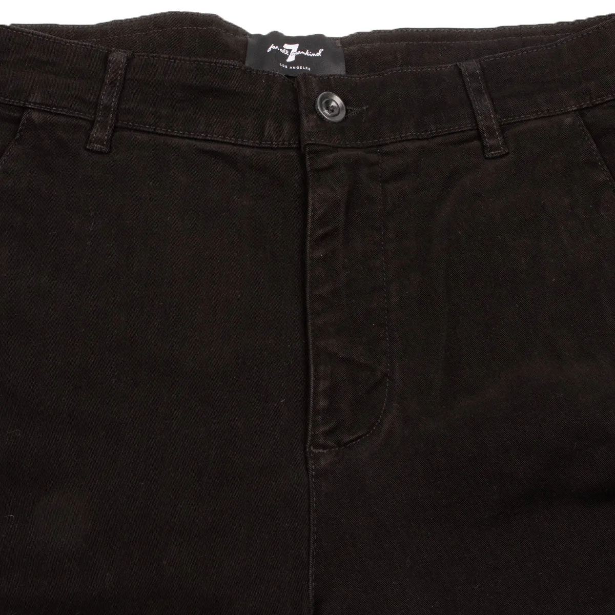 Vasal Black Cargo Twill Chinos