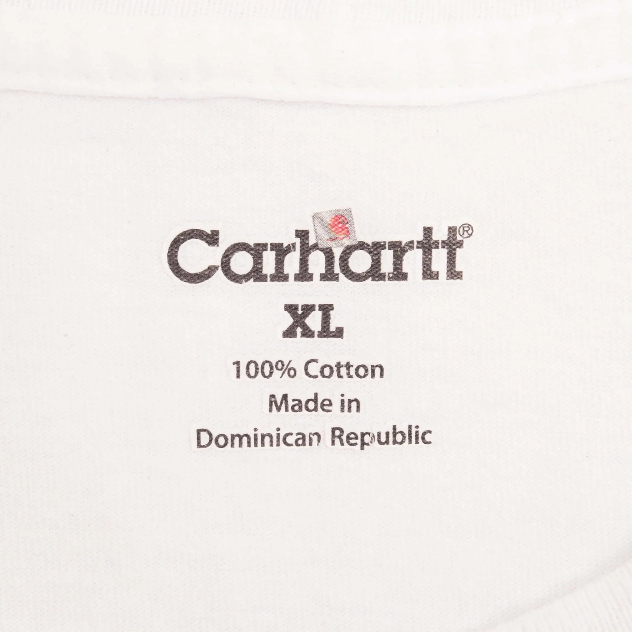 VINTAGE CARHARTT CLASSIC WHITE LONG SLEEVE POCKET TEE SHIRT 2000S SIZE XL