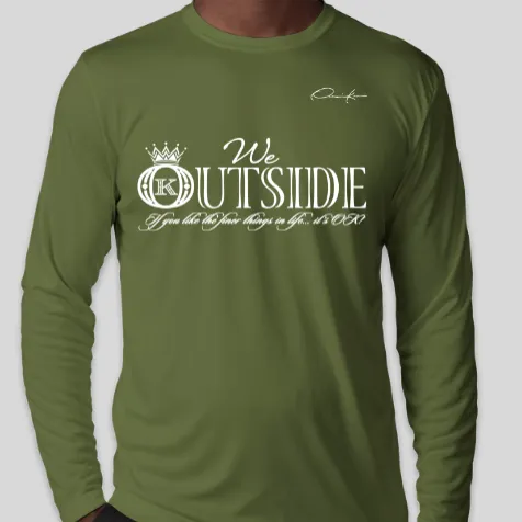 We Outside Long Sleeve T-Shirt