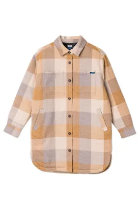 Women's Kavu | Ivywood Flannel Shirt Jacket | Mellow Yellow