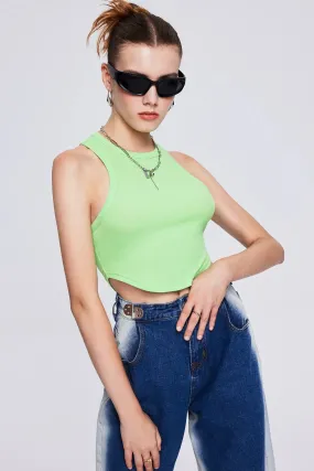 Women's Rib Crop Tank Top