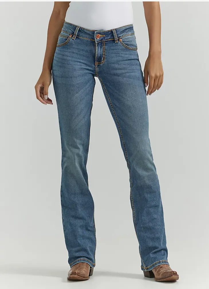 WRANGLER WOMENS WRANGLER RETRO MAE JEAN IN KM WASH STYLE 09MWZKM